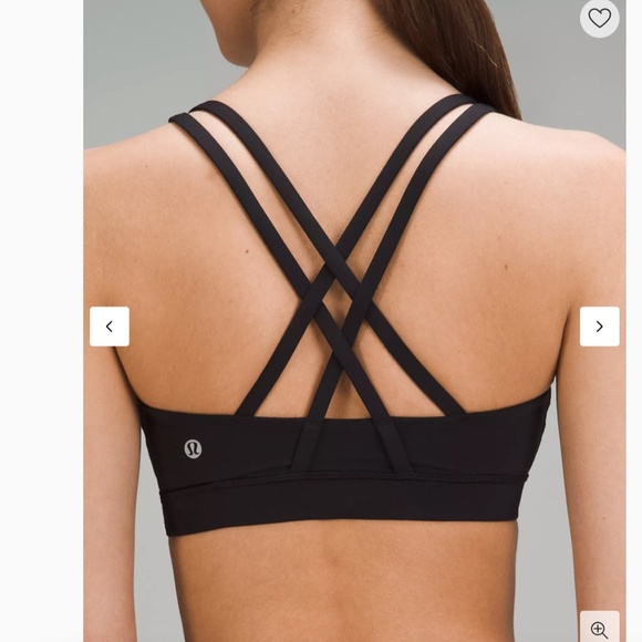 lululemon athletica Other - Lululemon Dark Blue Strappy Sports Bra Size 4